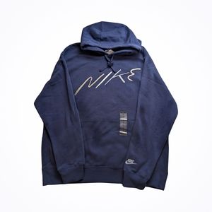 Nike Club Fleece Brushed-Back Graphic Hoodie